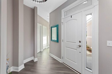 Separate foyer provides privacy from main living a
