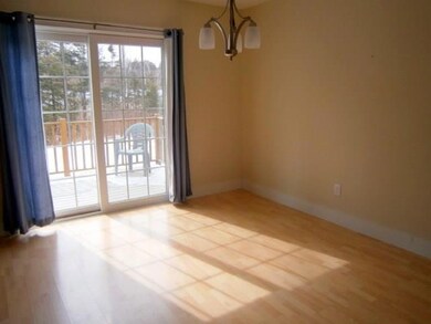 Dining area opens to the deck