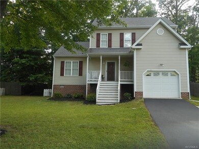 Closer view of the front of the home. Enjoy the ev