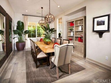 Formal dining area, as shown in the model 