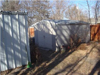 One of the Big Storage Sheds in the Back Yard.
