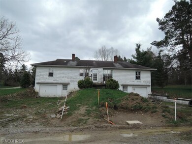 Back view of the house.  Four bedrooms, 2 full bat