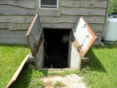 Drive in Bilco to basement for sled or 4 wheeler