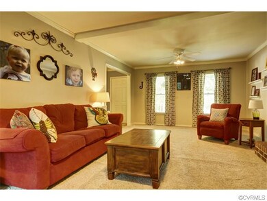 More Family room with neutral carpet!