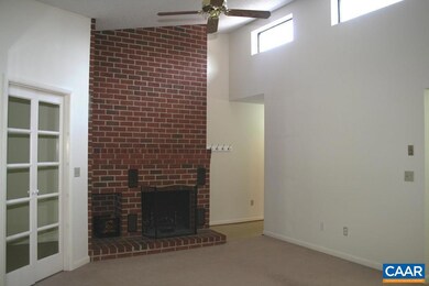 View of Den/Fireplace/Hallway to Main entry