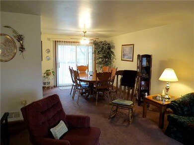 Dining Room. The 10X10 dining room has sliding gla