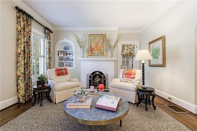 Hardwood floors throughout the main level