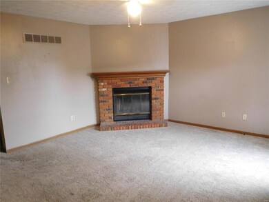 Family Room with wood burning fireplace