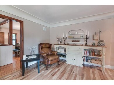 Newer laminate flooring in the living room