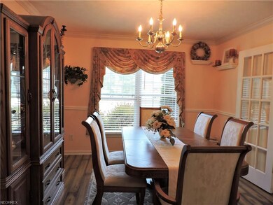 Dining Room with crown molding