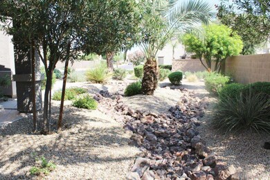 Luxury landscaping front side