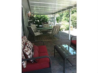 Patio/Deck. Covered patio with skylights.