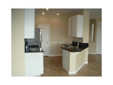 Kitchen. You can look out the picture windows from