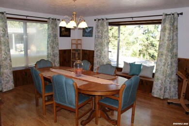 Large formal dining area