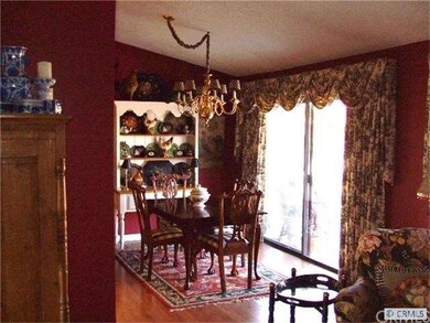 Living room view to dining