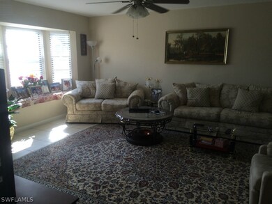 Family Room with Bay Windows