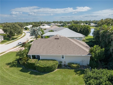 Aerial perspective of suburban area