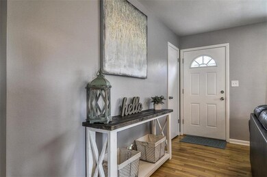 Hardwood Flooring at the Entry