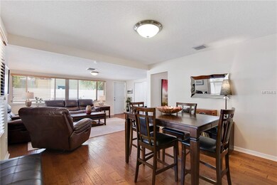 Space can be used as dining area or an extension o