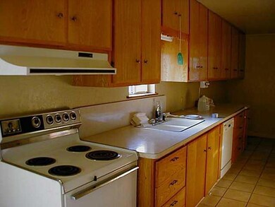 Kitchen. Lots of cabinets and counter space.
