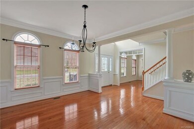 This shows the beauty of the open formal areas.