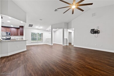 Living Room area from Primary Bedroom Door