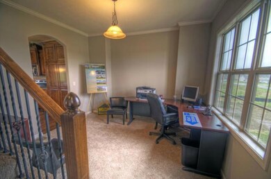 Dining room with cutout for your hutch.