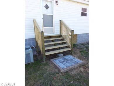 Exterior Back - New Rear Door and Steps