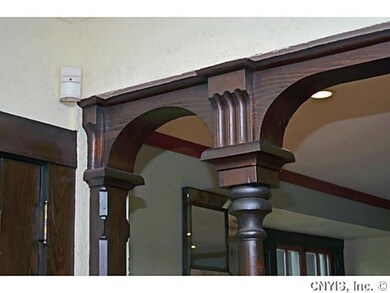 Foyer Column Detail in Foyer