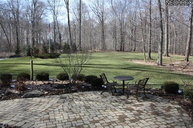 Front walk patio and front yard beyond
