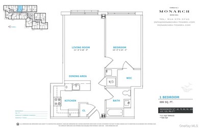 Monarch Tower 1 unit 11J, Yonkers, NY 10710 - photo 3