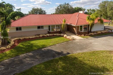 Aerial Front of Main House