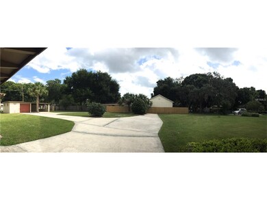 Backyard panorama view.