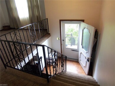 View of the entry from the first floor.