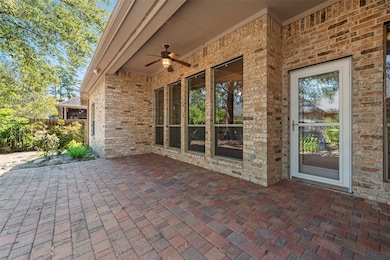 Gorgeous back patio - pavers create a wonderful sp