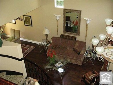 View of Living Room from Stairway