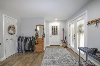 Mudroom off the garage with access to the inlaw ap