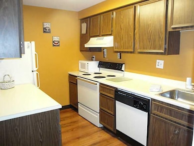 Kitchen. The kitchen is fully equipped with dishwasher, stove, refrigerator and disposal.
