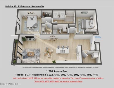 Building #2 - Overhead Floor Plan E-1 MA