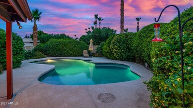 8311 E Via De Dorado Night Patio to Pool