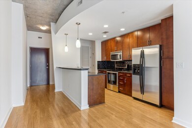 Kitchen featuring appliances with stainless steel