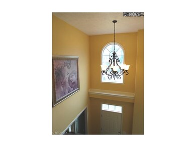 Two story foyer with picture window, upgraded chan