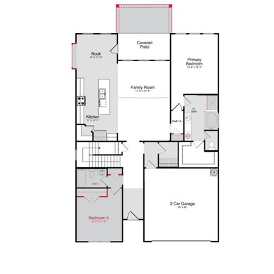 The popular CYPRESS floor plan 1st Floor