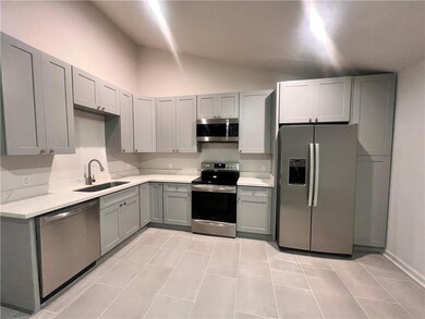 All stainless steel appliances.