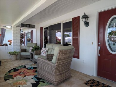 Covered front porch.
