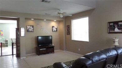 Recessed lighting in formal dinning area