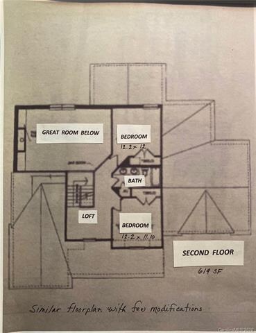 Floorplan with very few modifications.