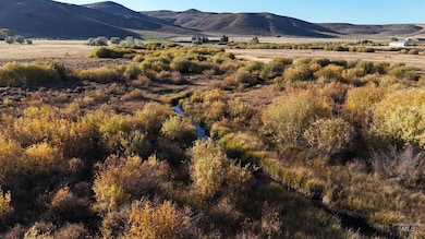 Mountain view with rural landscape