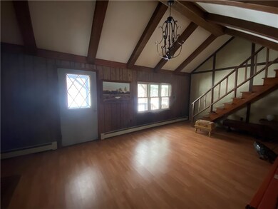 Great room off the kitchen with fireplace