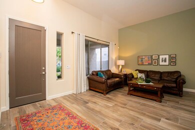 Living room and entry